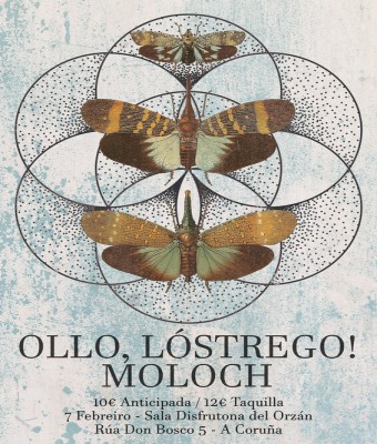 Ollo, Lóstrego! + Moloch en La Disfrutona de Orzán en Coruña, A