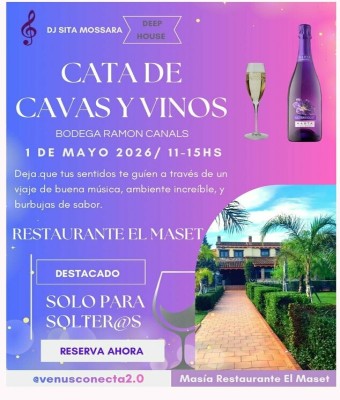 Cata de Cavas y Vinos 1 de Mayo 2026/11-15HS en Tarragona