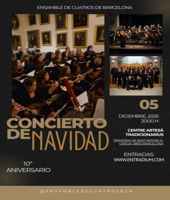 Navidad Venezolana con el Ensamble de Cuatros de Barcelona