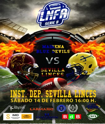 Partido LNFA2 Sevilla Linces vs Mairena Blue Devils