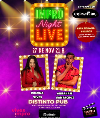 Impro Night Live (Distinto - Santa Catalina) en Palmas, Las