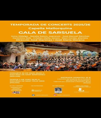 GALA DE SARSUELA en Balears, Illes