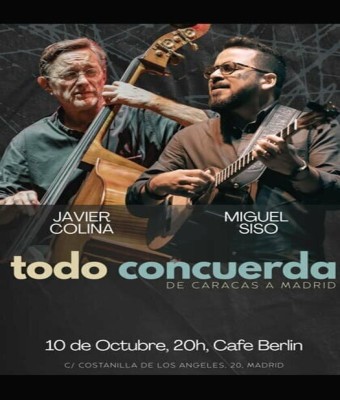 "TODO CONCUERDA" Javier Colina & Miguel Siso en Madrid