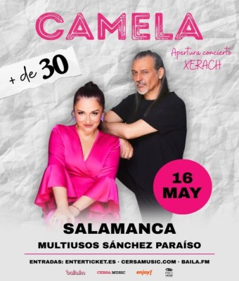 CAMELA "+ DE 30" EN SALAMANCA
