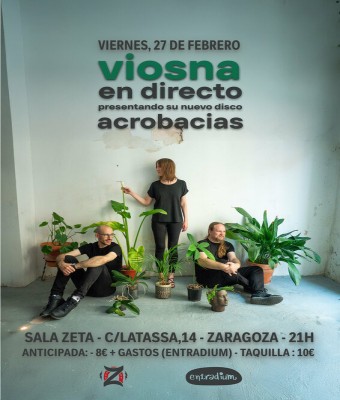 Viosna - Presentación del disco Acrobacias en Zaragoza