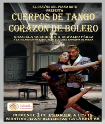 CUERPOS DE TANGO CORAZÓN DE BOLERO en Barcelona