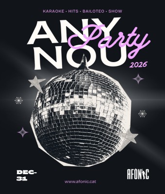 Festa Cap D'Any Afònic Sant Cugat 2026 en Barcelona