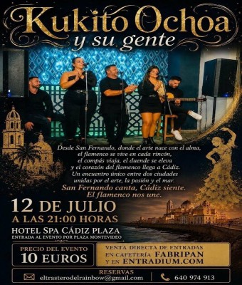 Kukito Ochoa  y su gente  en Cádiz
