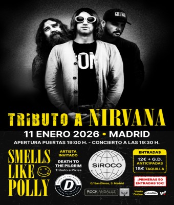 SMELLS LIKE POLLY Tributo a NIRVANA en Madrid