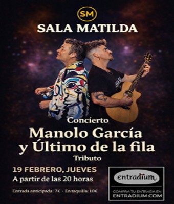 Manolo garcia & El Ultimo de la fila (Tributo) en Cáceres