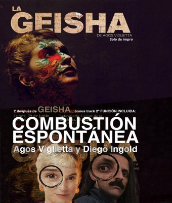 DOBLE FUNCIóN de impro CON AGOS VIGLIETTA (DESDE ARGENTINA) Y DIEGO INGOLD. DE 20H A 22H EN SALASALADA DE PALMA en Balears, Illes