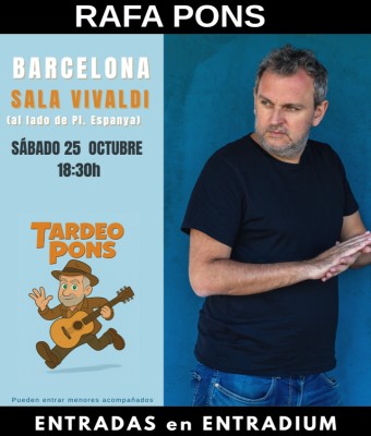 Rafa Pons en BARCELONA - Sala Vivaldi