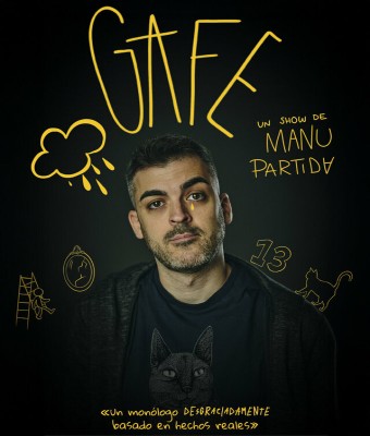 Monólogo "Gafe" un show de Manu Partida en Gipuzkoa