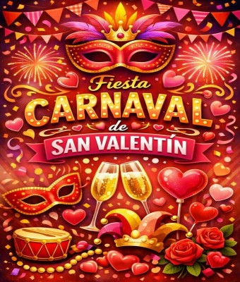 Carnaval + San Valentín Sábado 14 de Febrero en Rioja, La