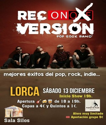 SAB 13/12 RECONVERSION COVER BAND EN SALA SILOS - MADREMIA - LORCA - MURCIA