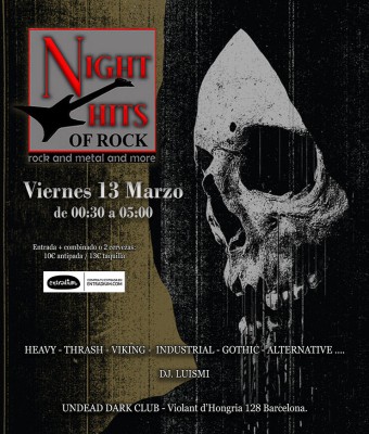 NIGHT HITS OF ROCK en Barcelona