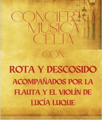 Concierto de música Celta por ROTA y DESCOSIDO en Alicante/Alacant