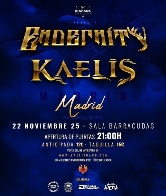 Endernity + Kaelis en Madrid - Barracudas