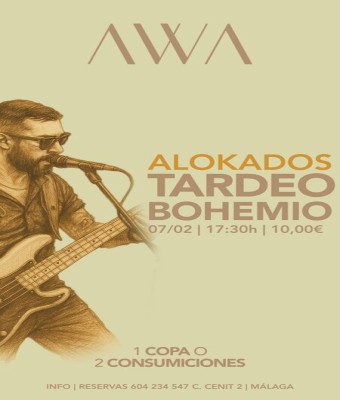 TARDEO ALOKADOS en Málaga
