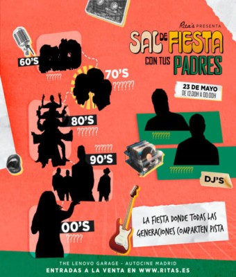 Sal de fiesta con tus padres by Rita's en Madrid