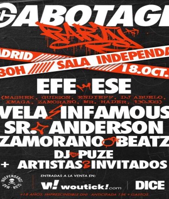 Sabotage Party en Madrid