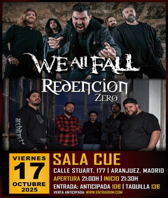 We All Fall + Redención Zero en Madrid
