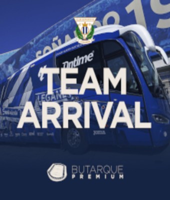 Team Arrival en Leganés