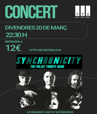 SYNCHRONICITY THE POLICE TRIBUTE BAND en Barcelona