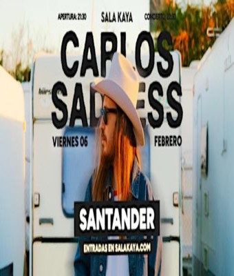 Carlos Sadness en  Sala Kaya Santander (Cantabria).