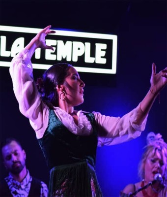 Tablao flamenco + bebida en Sala Temple en Madrid