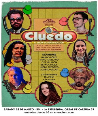 Cluedo: Impro y True Crime en Granada