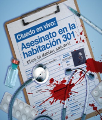 Cluedo en vivo: Asesinato en la Habitación 301 en MADRID