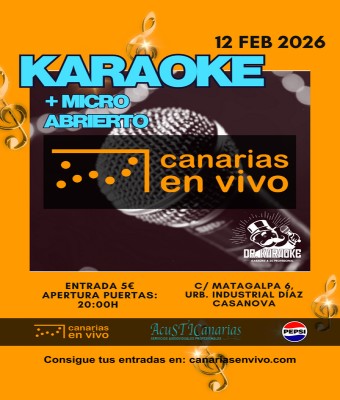 Dr. Karaoke en Canarias en Vivo en Palmas, Las