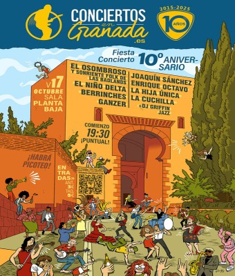 Fiesta concierto 10º Aniversario ConciertosenGranada.es