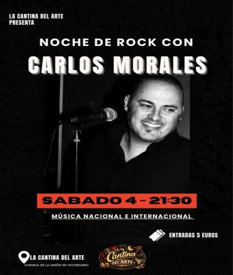 Carlos Morales Noche de Rock en Palmas, Las