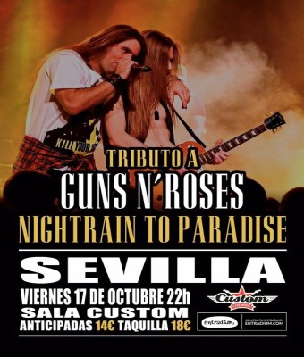 Tributo a GUNS N ROSES - Nightrain to Paradise - SEVILLA