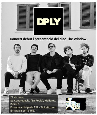 DPLY; concert debut i presentació del disc The Window en Balears, Illes