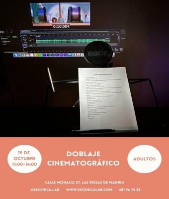 Taller Doblaje adultos  en Madrid