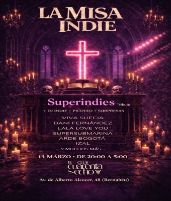 La Misa Indie con Superindies en Madrid