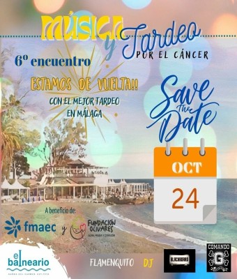 Música y tardeo por el cáncer en Málaga