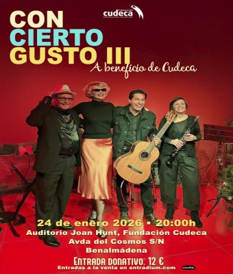 CON-CIERTO GUSTO IV a beneficio de Cudeca en Málaga