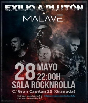 Exilio a Plutón + Malavé en Granada