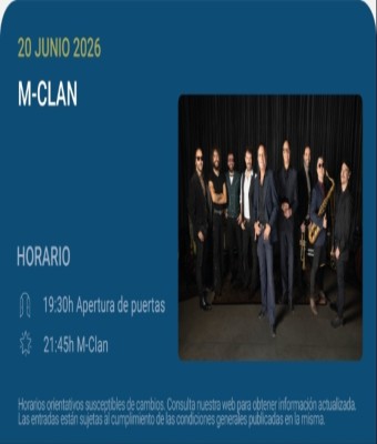 M - Clan - Noches del Botánico 2026 en Madrid