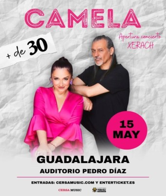 CAMELA "+ DE 30" EN GUADALAJARA