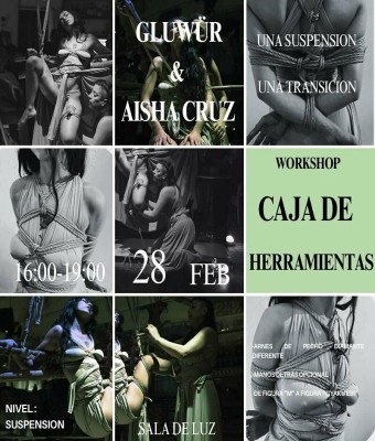 Caja de herramientas /Arnés de pecho Spellbound/ 15 Julio/ Aisha Cruz y Gluwur en Barcelona
