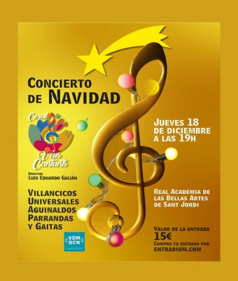 Concierto de Navidad Veus Cantants en Barcelona