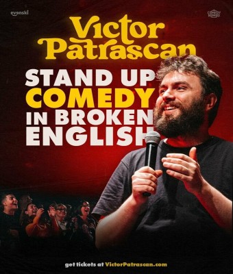 Stand up Comedy in broken English • Victor Patrascan in Bilbao en Bizkaia