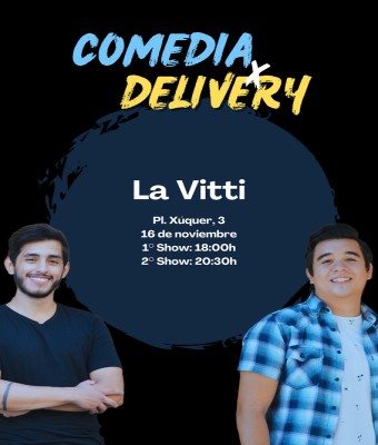Grabación de monologo - Comedia X Delivery con Carlo Angulo y Chicho Rodríguez en Valencia/València