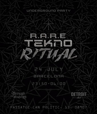 R.A.R.E TEKNO RITUAL en Barcelona