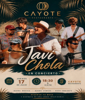 Concierto Javi Chola en Santa Cruz de Tenerife